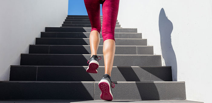 Woman exercising based on recommendation from Oakland chiropractor